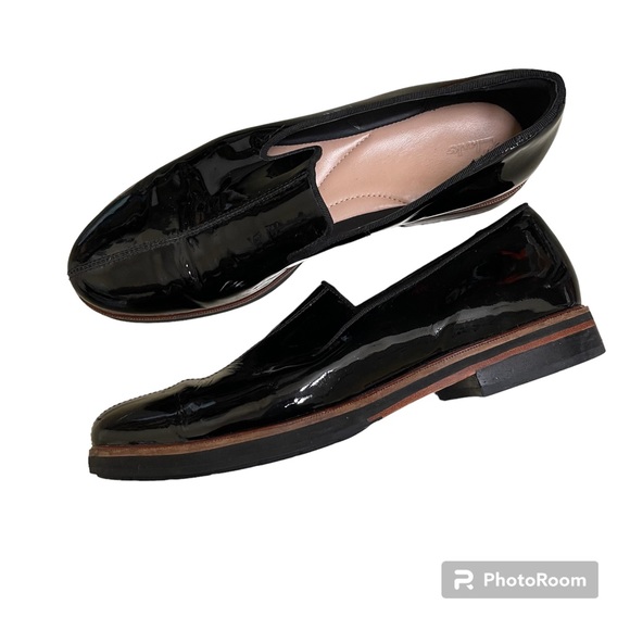 Clarks Frida Patent Leather Loafers Black Size 9 EU 40 - Picture 5 of 9